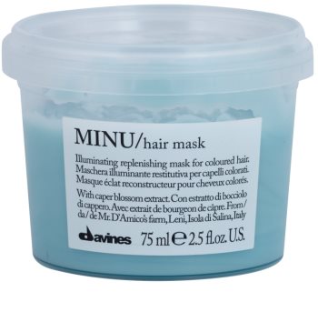Davines Minu Caper Blossom máscara renovadora para cabelo pintado