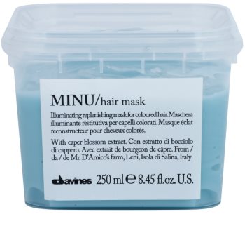 Davines Minu Caper Blossom mascarilla reparación para cabello teñido