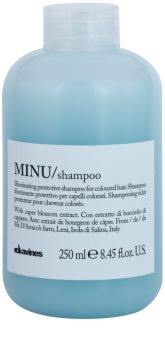 Davines Minu Caper Blossom champô de proteção para cabelo pintado