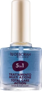 Deborah Milano Nail Care podkladový a vrchní lak na nehty 5 v 1