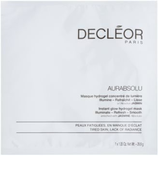 Decléor Aurabsolu mascarilla de hidrogel para iluminar y alisar la piel