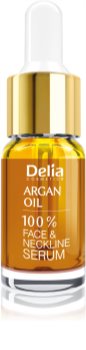 Delia Cosmetics Professional Face Care Argan Oil intenzivní regenerační a omlazující sérum s arganovým olejem na obličej, krk a dekolt