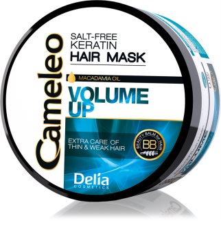 Delia Cosmetics Cameleo BB máscara de queratina para cabelo fino e sem volume