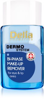 Delia Cosmetics Dermo System desmaquillante bifásico para contorno de ojos y labios