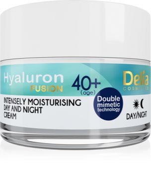 Delia Cosmetics Hyaluron Fusion 40+ crème hydratante intense anti-rides