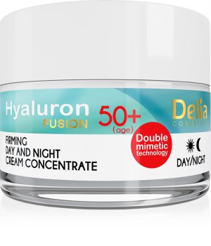 Delia Cosmetics Hyaluron Fusion 50+ Стягащ крем против бръчки