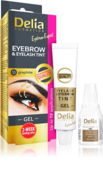 Delia Cosmetics Eyebrow Expert tinta per sopracciglia e ciglia con attivatore
