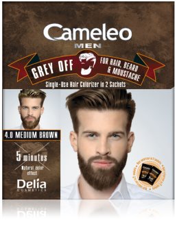 Delia Cosmetics Cameleo Men Einwegfarbe zum sofortigen Kaschieren grauer Haare