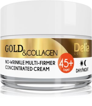 Delia Cosmetics Gold & Collagen 45+ zpevňující protivráskový krém
