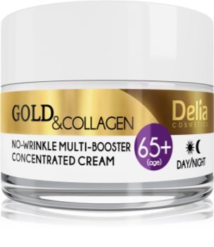 Delia Cosmetics Gold & Collagen 65+ crème anti-rides effet régénérant