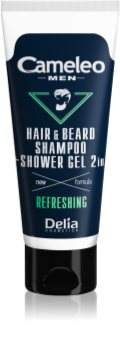 Delia Cosmetics Cameleo Men shampoing et gel douche pour cheveux, barbe et corps