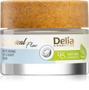 Delia Cosmetics Botanical Flow Coconut Oil dnevna i noćna krema s hidratantnim učinkom