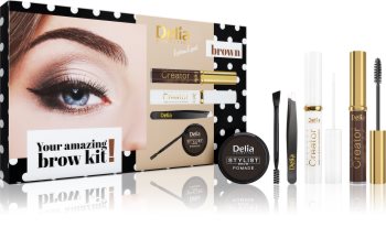 Delia Cosmetics Eyebrow Expert Brown zestaw upominkowy (do brwi)
