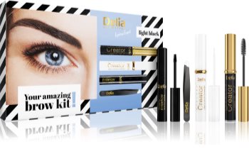 Delia Cosmetics Eyebrow Expert Light Black Geschenkset III. (für die Augenbrauen) für Damen