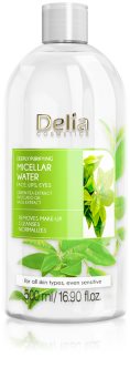 Delia Cosmetics Micellar Water Green Tea acqua micellare detergente rinfrescante