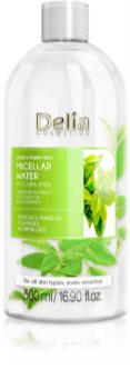 Delia Cosmetics Micellar Water Green Tea eau micellaire nettoyante et rafraîchissante
