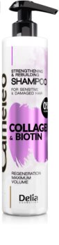 Delia Cosmetics Cameleo Collagen & Biotin energizuojamasis šampūnas pažeistiems ir trapiems plaukams