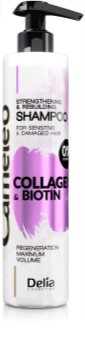 Delia Cosmetics Cameleo Collagen & Biotin shampoing fortifiant pour cheveux abîmés et fragiles