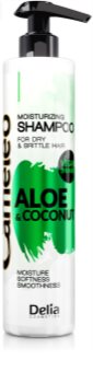 Delia Cosmetics Cameleo Aloe & Coconut shampoing hydratant pour cheveux secs et fragiles