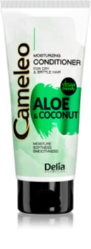 Delia Cosmetics Cameleo Aloe & Coconut feuchtigkeitsspendender Conditioner für trockenes und zerbrechliches Haar