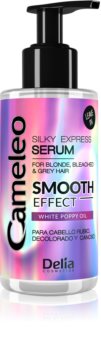 Delia Cosmetics Cameleo Smooth Effect sérum régénérant pour cheveux blonds et gris
