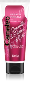 Delia Cosmetics Cameleo Smooth & Shine 60 sec plaukų kremas plaukų blizgesiui ir švelnumui užtikrinti
