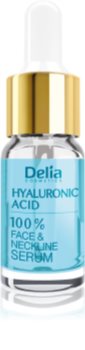 Delia Cosmetics Professional Face Care Hyaluronic Acid intensywne serum wypełniające zmarszczki z kwasem hialuronowym do twarzy, szyi i dekoltu