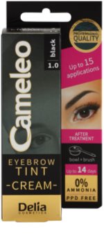 Delia Cosmetics Cameleo krémová profesionální barva na obočí bez amoniaku