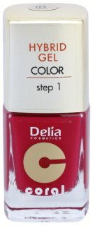 Delia Cosmetics Coral Nail Enamel Hybrid Gel Gel Nail Polish