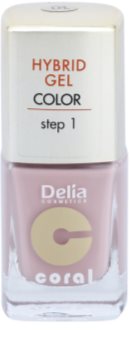 Delia Cosmetics Coral Nail Enamel Hybrid Gel Gel Nail Polish