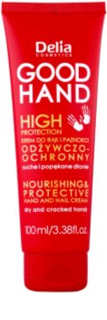 Delia Cosmetics Good Hand High Protection crema nutritiva protectora para manos y uñas