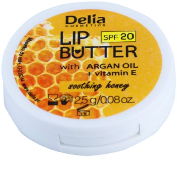 Delia Cosmetics Lip Butter Soothing Honey cuidado lábial de manteiga SPF 20