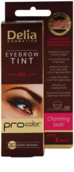 Delia Cosmetics Pro Color gelová profesionální barva na obočí bez amoniaku