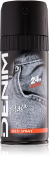 Denim Black deodorant spray para homens