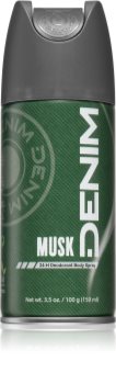Denim Musk Deodorant Spray for Men