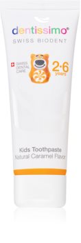 Dentissimo Toothpaste Kids Zobu pasta bērniem bez fluorīda