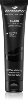 Dentissimo Toothpaste Black čierna bieliaca zubná pasta