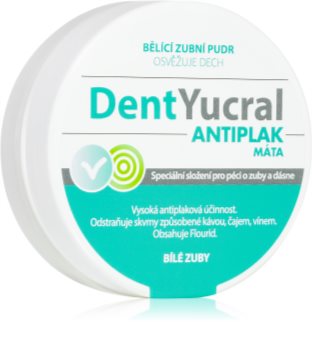 DentYucral Antiplaca bieliaci zubný púder