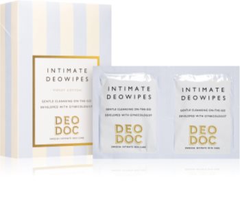 DeoDoc DeoWipes Violet Cotton papírtörlők az intim higiéniához