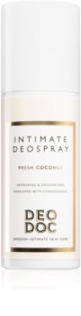 DeoDoc Intimate DeoSpray Fresh Coconut Verfrissende Spray  voor Intieme Delen