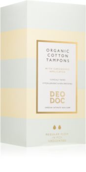 DeoDoc Organic Cotton Tampons Regular Flow tampons