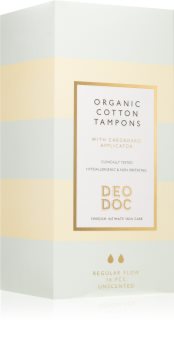DeoDoc Organic Cotton Tampons Regular Flow tampony