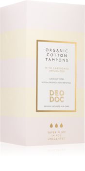 DeoDoc Organic Cotton Tampons Super Flow tamponit