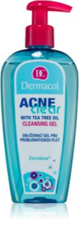 Dermacol Acne Clear Rengörings-gel för ansiktet för problematisk hud