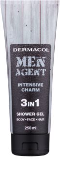 Dermacol Men Agent Intensive Charm gel de duche 3 em 1