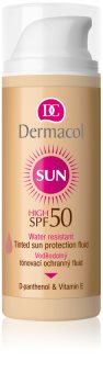 Dermacol Sun Water Resistant tónovací voděodolný pleťový fluid SPF 50