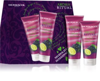 Dermacol Aroma Ritual Grape & Lime kosmetická sada (na tělo)