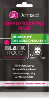 Dermacol Black Magic detoxikační plátýnková maska