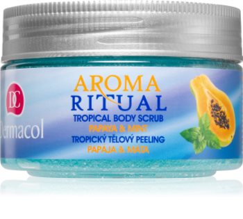 Dermacol Aroma Ritual Papaya & Mint piling za tuširanje