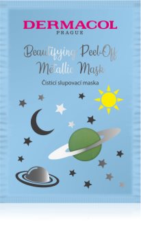 Dermacol Beautifying Peel-Off Metallic Mask Peel-Off-Maske für die Tiefenreinigung